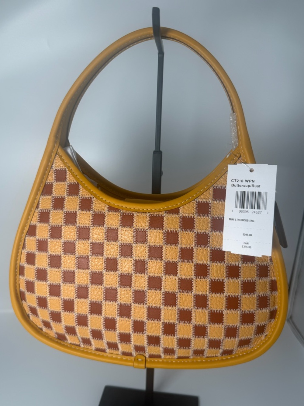 Coachtopia Ergo Bag In Checkerboard Upcrafted Leather